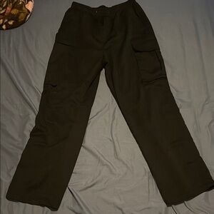 SHEIN Black Cargo Pants with Relaxed Fit